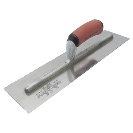 Marshalltown Notched Trowel, 1/16"x 1/32" x 1/32" 647SD