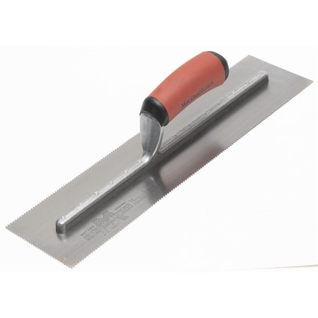 Marshalltown Notched Trowel, 3-Side, 1/16"x1/16"x1/16" DU659SD
