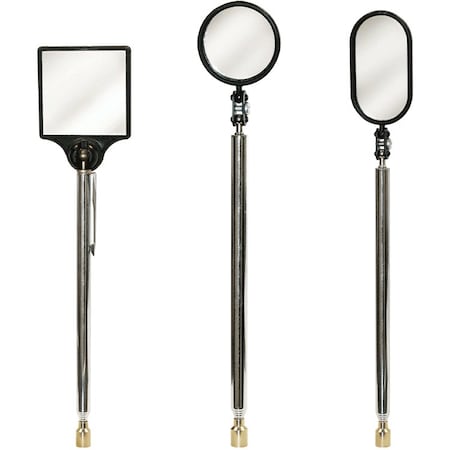 Mag-Mate Telescoping Glass Inspection Mirror 3pcs 301-306-315G240