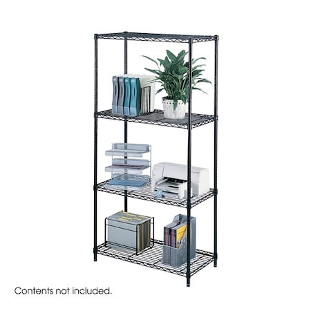 Safco Industrial Wire Shelving, 36 x 18" 5285BL