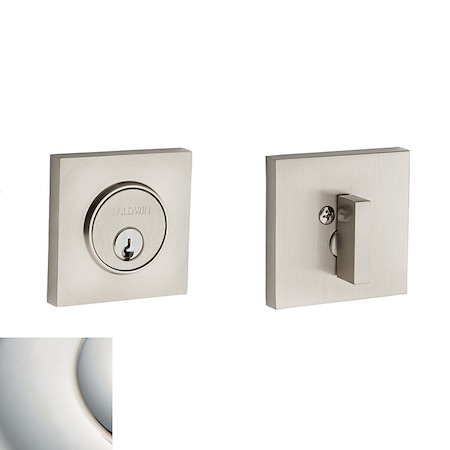 Baldwin Estate Lifetime Bright Nickel Deadbolts 8220.055