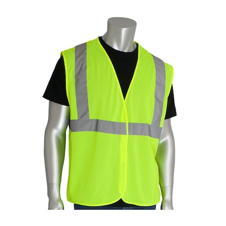Pip Class 2, Economy Mesh Vest, No Pocket, 3XL 302-MVGLY-3X