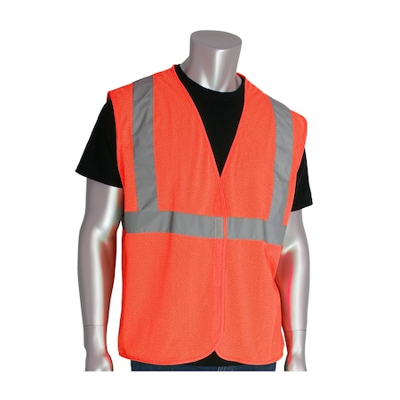 Pip Class 2, Economy Mesh Vest, No Pocket 302-MVGOR-3X
