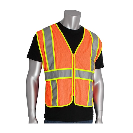 Pip Class 2, Expandable Mesh Vest, Orange 302-USV5OR