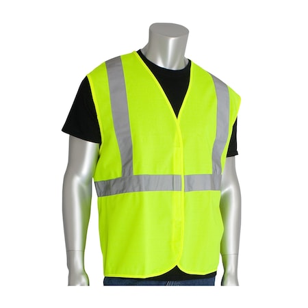 Pip Class 2, Economy Solid Vest, Lime 302-WCENGLY-2X