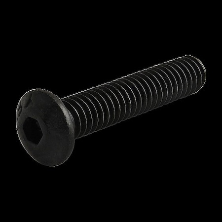 80/20 #8-32 Socket Head Cap Screw, Button, Zinc Plated Steel, 7/8 in Length 3032