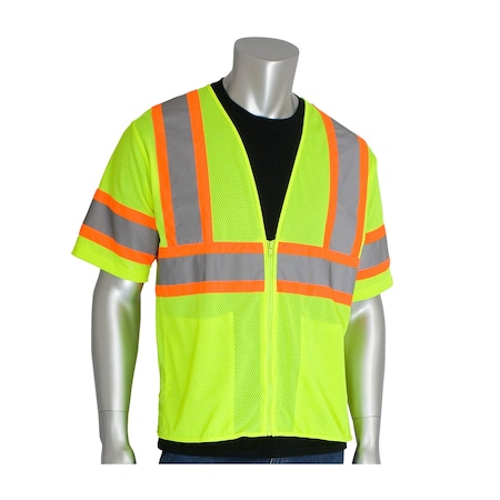 Pip Premium Mest Vest With Two Tone Tape 303-HSVPLY-XL