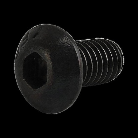 80/20 #10-32 Socket Head Cap Screw, Button, Zinc Plated Steel, 3/8 in Length 3042