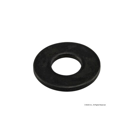 80/20 Flat Washer, For Screw Size #10-32 , Steel Zinc Plated Finish 3055
