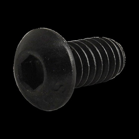 80/20 1/4"-20 Socket Head Cap Screw, Button-Head, Zinc Plated Steel, 1/2 in Length 3061