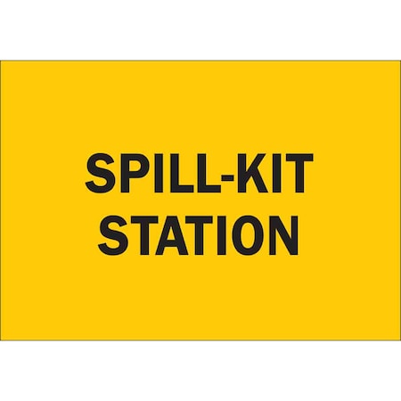 Brady Spill Kit Station, 7 in x 10 in, Rectangle, Polyester, 30674 30674