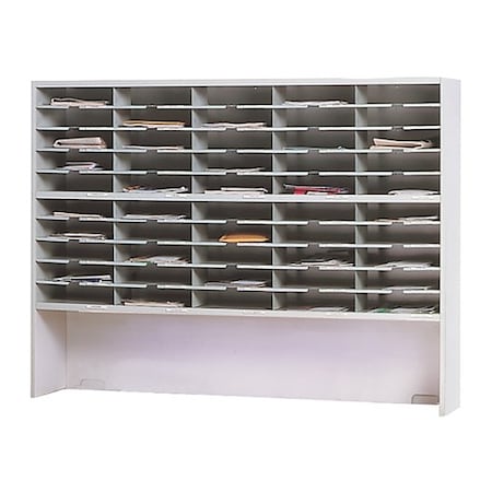 Safco Mailflow-To-Go 60"x46.25" 2-Tier Sorter SR6046RPG
