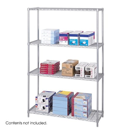 Safco Industrial Wire Shelving, 48 x 18" 5291GR