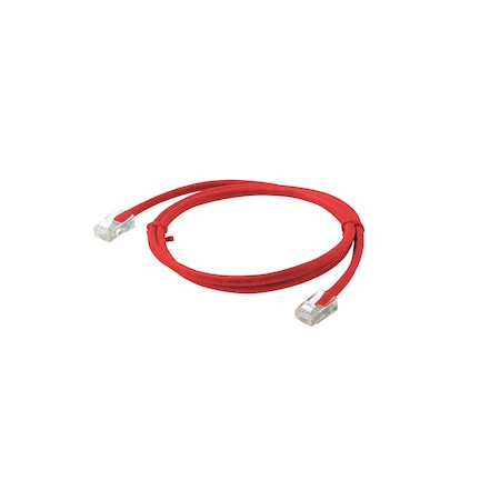 Steren Cat6 Patch Cord Non-Booted UTP cULus Red 308-202RD
