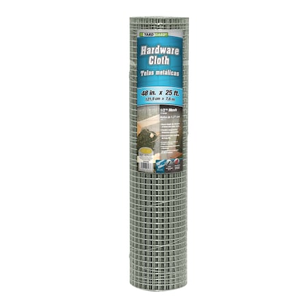 Yardgard Hardware Cloth, 19 ga., 1/2", 48"X25 ft. 308226B