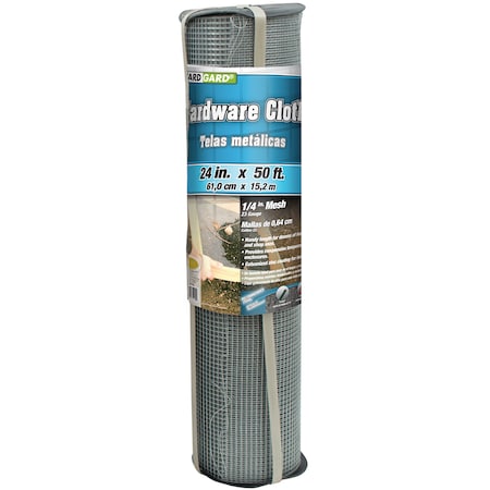 Yardgard Hardware Cloth, 23 ga., 1/4" 24"X50 ft. 308247B