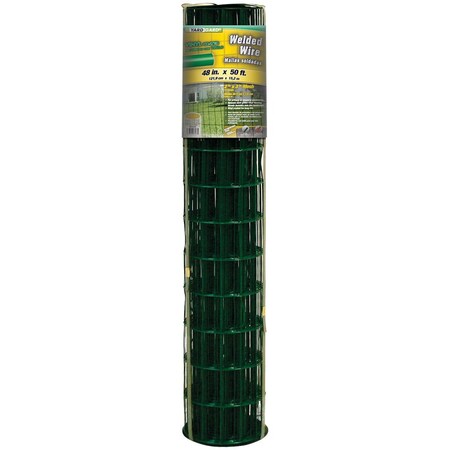 Yardgard Yard Gard, 4 ft.x50 ft., 16 ga., Grn Vinyl 308352B