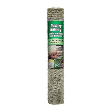 Yardgard Poultry Netting, 20 ga., 1", 24"x50 ft. 308411B
