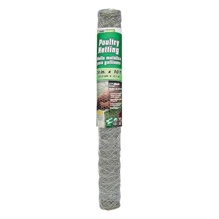 Yardgard Poultry Netting, 20 ga., 1", 24"x150 ft. 308413B