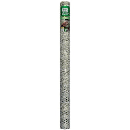 Yardgard Poultry Netting, 20 ga., 1", 60"x50 ft. 308444B