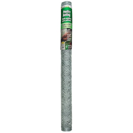 Yardgard Poultry Netting, 20 ga., 2", 36"x50 ft. 308475B