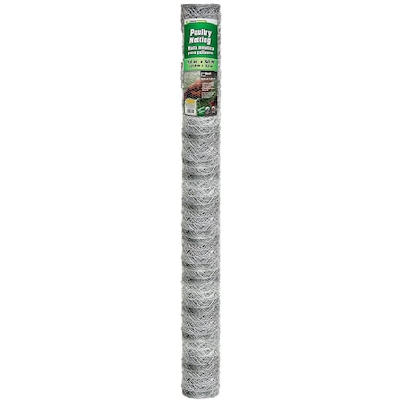 Yardgard Poultry Netting, 20 ga., 2", 48"x50 ft. 308476B