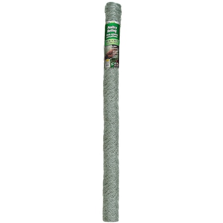 Yardgard Poultry Netting, 20 ga., 2", 60"x50 ft. 308478B