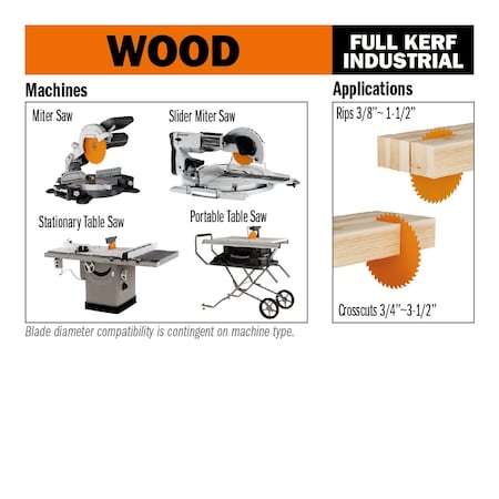 Cmt Combination Blade, 10"X50 5/8"Bore 215.050.10