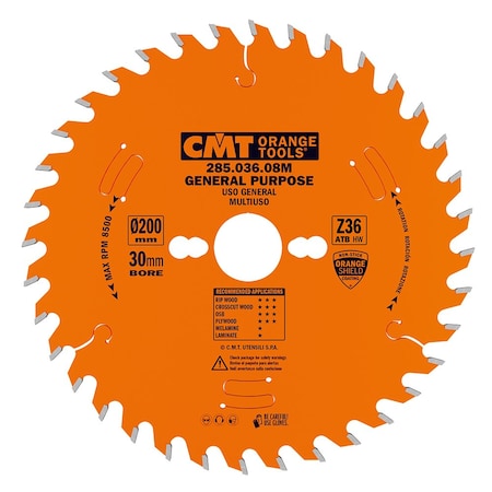 Cmt 8-1/4" General Purpose Saw Blade 291.210.36M