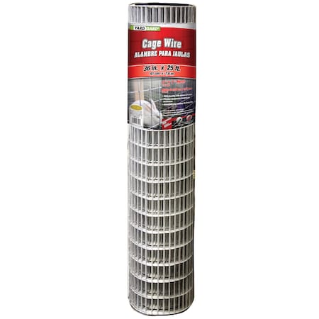 Yardgard Cage Wire, Galvanzd, 16 ga., 3 ft.X25 ft. 309321A