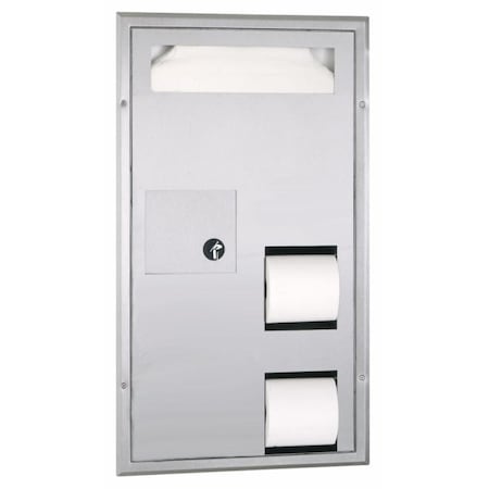 Bobrick B35715 Satin Stainless Steel Dispenser B35715