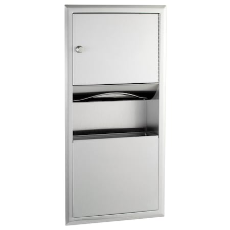 Bobrick Paper Towel Dispenser/Waste Receptacle 369