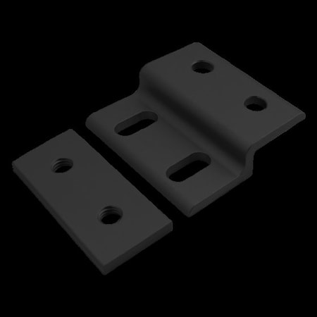 80/20 Sgl Mesh Retainer W/Dbl Back Plate 60mm 30-2435-BLACK