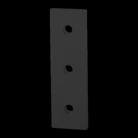 80/20 Black 30 S 3 Hole Joining Strip 30-4306-BLACK