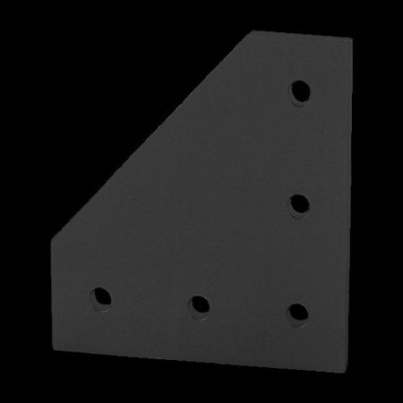 80/20 JoiningPlate, Aluminum, Black, 90mm, 4mm 30-4351-BLACK