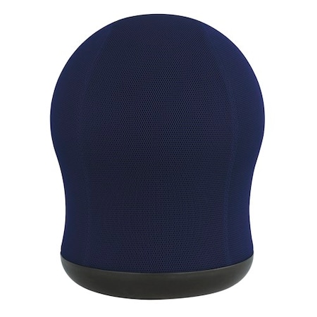 Safco Ball Chair, Blue Back, 17-1/2 in W 17-1/2" L 23" H 4760BU