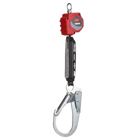 3M Protecta Protecta Self-Retracting Lifeline, 6 ft. Length, Rebar Hook, Steel, 1 Leg(s), 310 lb Weight Capacity 3100505