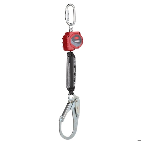 3M Protecta Protecta Self-Retracting Lifeline, 6 ft. Length, Rebar Hook, Steel, 1 Leg(s), 310 lb Weight Capacity 3100508