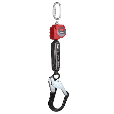 3M Protecta Protecta Self-Retracting Lifeline, 6 ft. Length, Rebar Hook, Aluminum, 1 Leg(s) 3100509