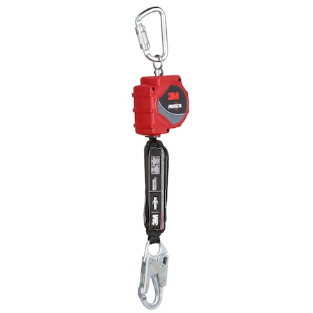 3M Protecta Self-Retracting Lifeline, 11 ft Length, Snap Hook, Steel, 1 Leg(s), 310 lb Weight Capacity 3100513