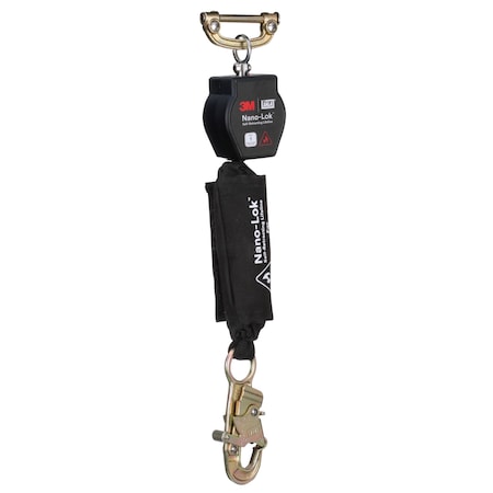 3M Dbi-Sala DBI-SALA Self-Retracting Lifeline, 6 ft. Length, Snap Hook, Steel, 1 Leg(s), 420 lb Weight Capacity 3100555