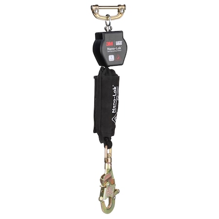 3M Dbi-Sala DBI-SALA Self-Retracting Lifeline, 6 ft. Length, Snap Hook, Steel, 1 Leg(s), 420 lb Weight Capacity 3100556