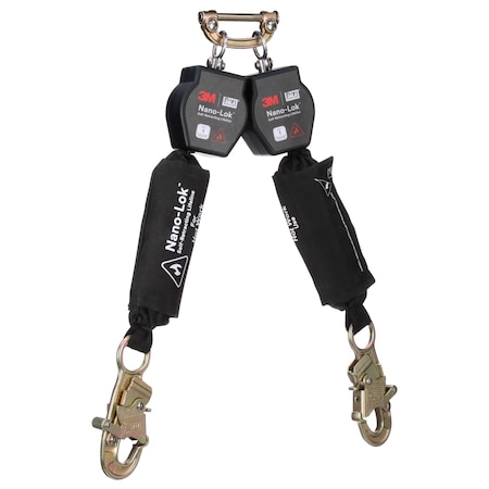 3M Dbi-Sala DBI-SALA Self-Retracting Lifeline, 6 ft. Length, Snap Hook, Steel, 1 Leg(s), 420 lb Weight Capacity 3100565
