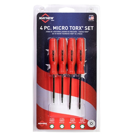 Mayhew Micro Torx Screwdriver Set, 5 pieces 31030