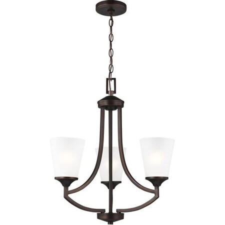 Sea Gull Three Light Chandelier 3124503EN3-710