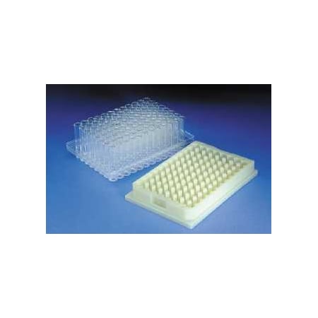 JG Finneran 0.5mL Amber Glass Flat Bottom Vials, 9x17mm, in Vial Loader QTY (96) - JGF