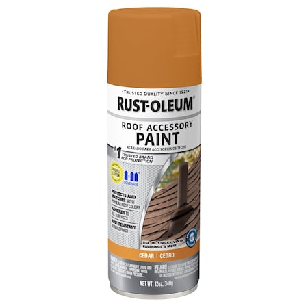 Rust-Oleum Rust-Oleum Roof Accessory Paint, Cedar, 12 Oz. 314061