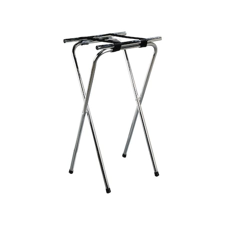 Carlisle Foodservice Steel Tray Stand, 36", Chrome, PK6 C3625T38