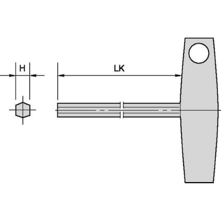 Widia Spare Part, ScrewDriver BIT SW 4 X25 170.181