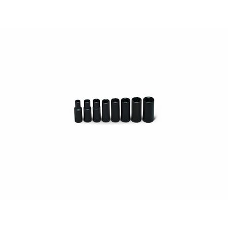 Wright Tool Set 3/8" Drive 8 Piece Set - 6 Point Dee 314